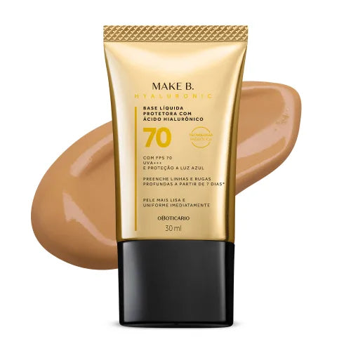 Base Líquida Protetora FPS 70 Make B. Hyaluronic 30ml