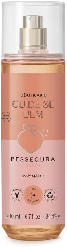 O Boticário Cuide-se Bem Pessegura x2 Coffret Set Regalo - Crema 400ml + Bruma 200ml