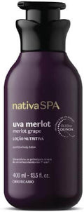 O Boticário Nativa SPA Uva Merlot Loción Corporal Hidratante Perfumada 400ml
