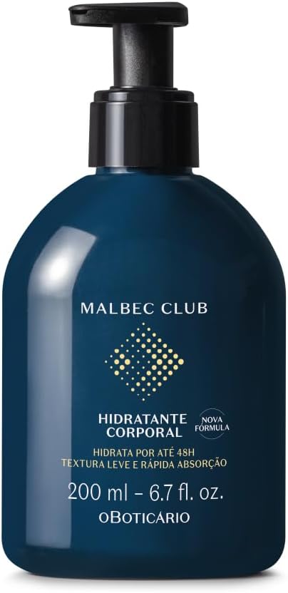 O Boticário Malbec Club Set Regalo Hombre - Perfume EDT 100ml + Loción Corporal 200ml