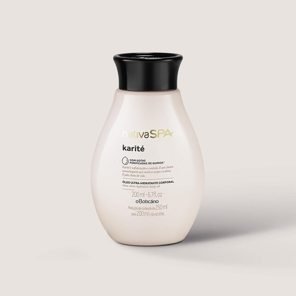 O Boticário Nativa SPA Karité Set Crema Hidratante 400ml + Aceite Corporal 200ml