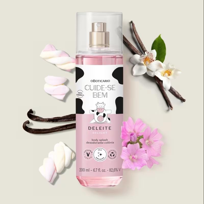 O Boticário Cuide-se Bem Deleite x2 Coffret Set Regalo - Crema 400ml + Bruma 200ml