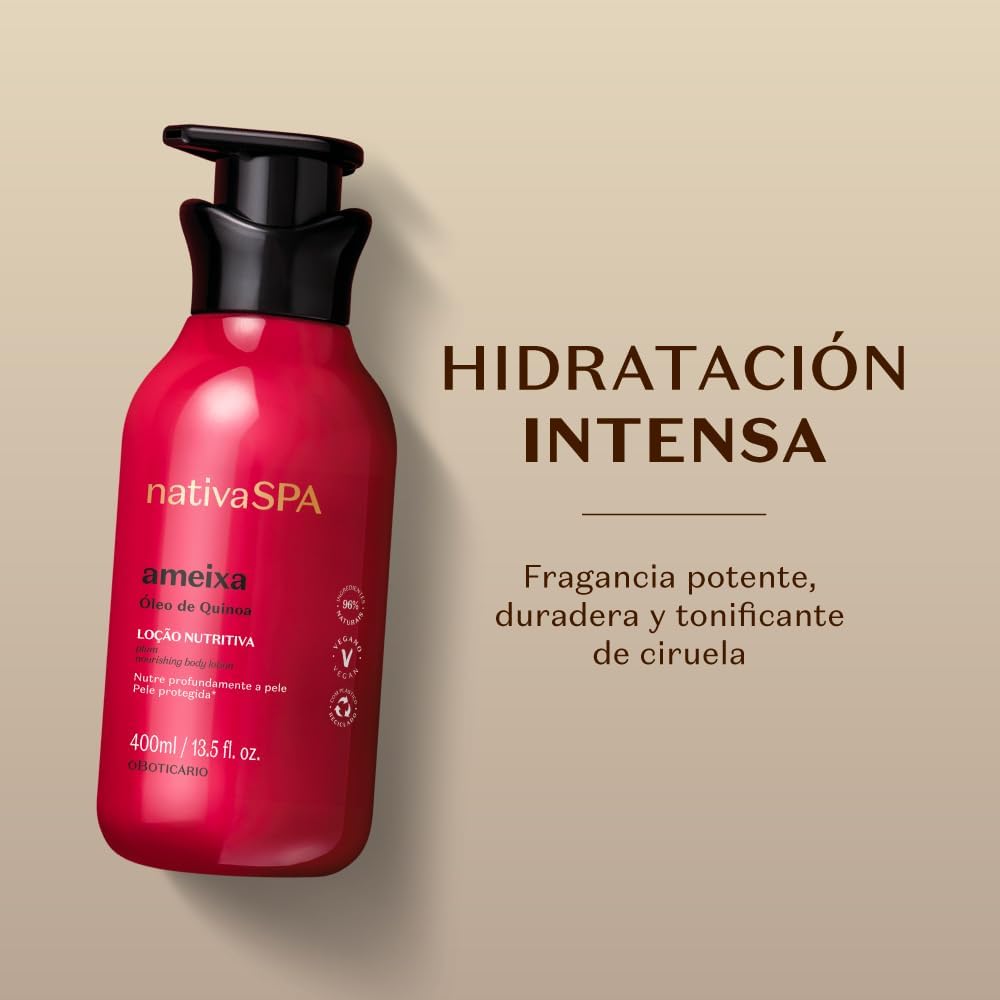 O Boticário Nativa SPA Ciruela Set Regalo Crema Hidratante 400ml + Aceite Corporal 200ml