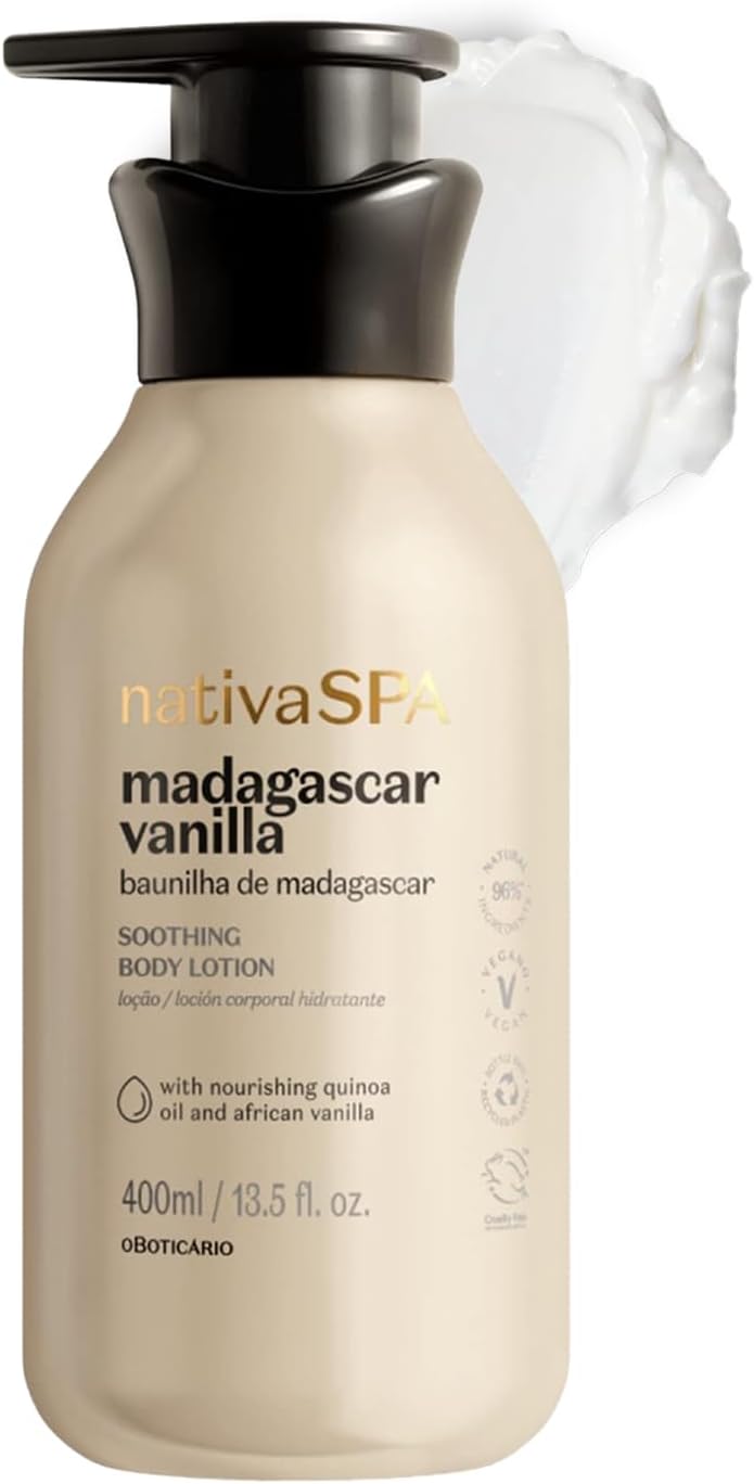 O Boticário Nativa SPA Vainilla de Madagascar Loción Corporal Hidratante 400ml