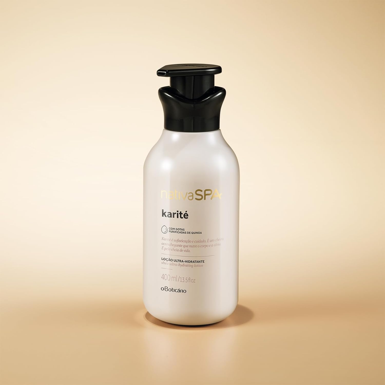 O Boticário Nativa SPA Karité Loción Corporal Hidratante Perfumada 400ml