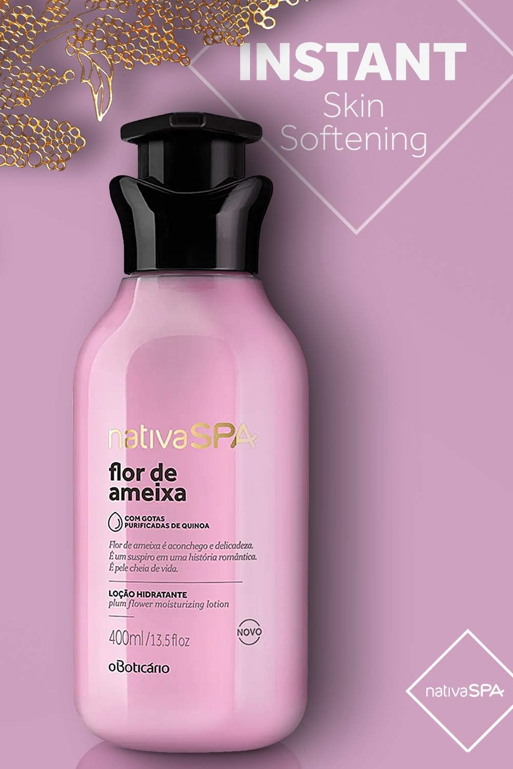 O Boticário Nativa SPA Flor de Ciruela Loción Corporal Hidratante 400ml
