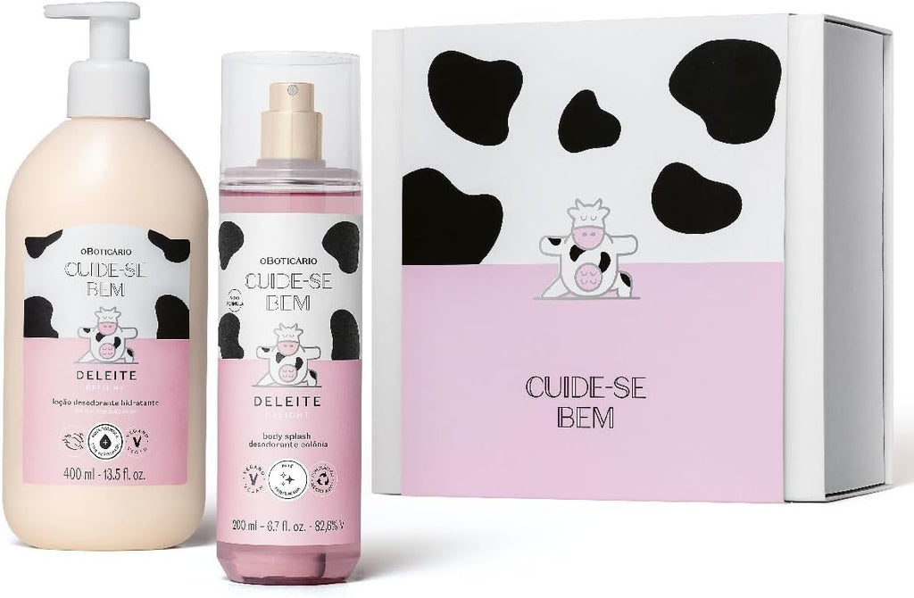 O Boticário Cuide-se Bem Deleite x2 Coffret Set Regalo - Crema 400ml + Bruma 200ml