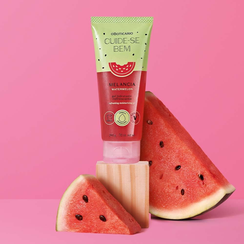 O Boticário Cuide-se Bem Sandía Gel Corporal Hidratante Refrescante 200g