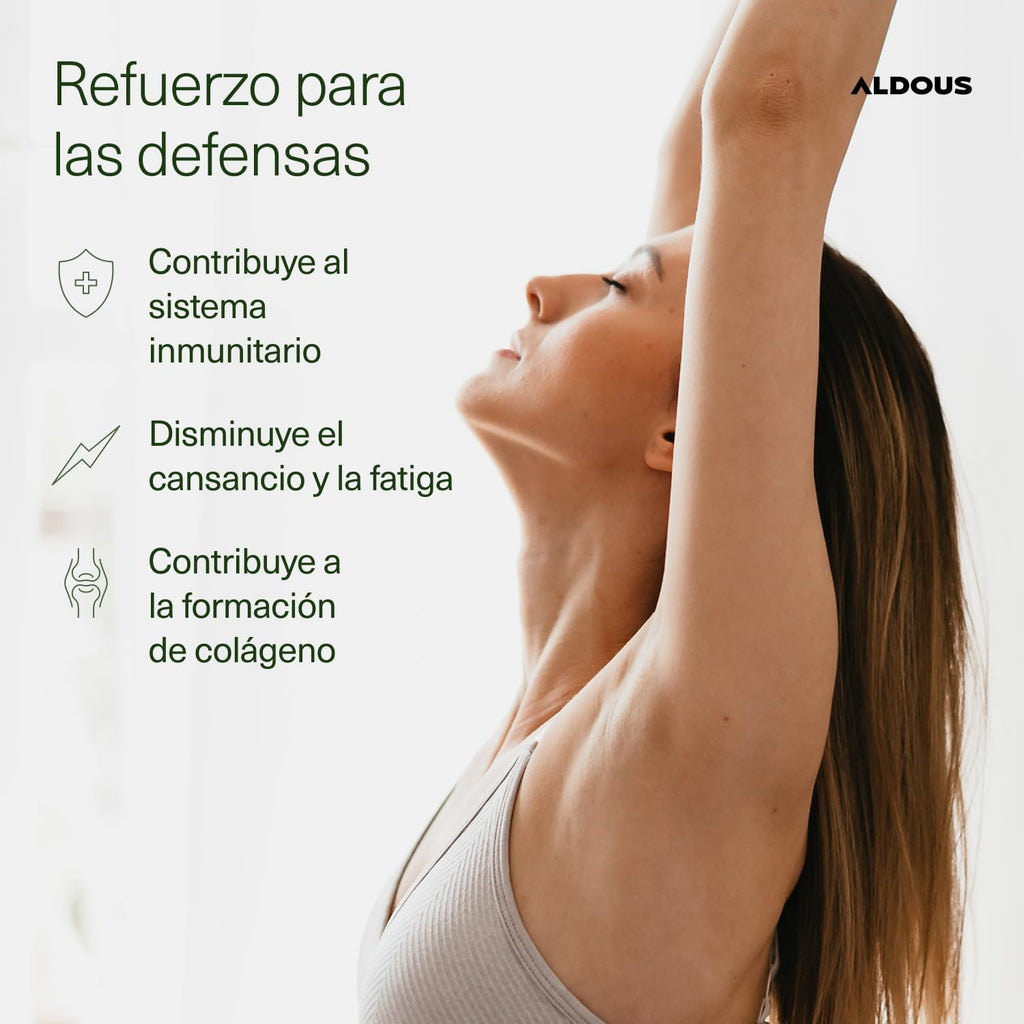 Vitamina C 1000mg + Zinc + Q10 | Defensas e Inmunidad – Aldous