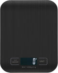 Báscula Digital de Cocina VIBOOS 10 kg – Precisión 1 g, Pantalla LCD, Función Tara (Negro)