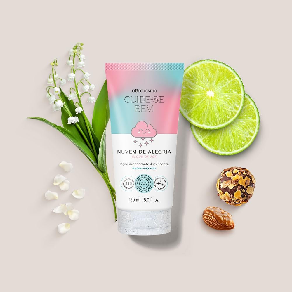 O Boticário Cuide-se Bem Nube de Alegría Crema Hidratante Corporal Iluminadora 150ml
