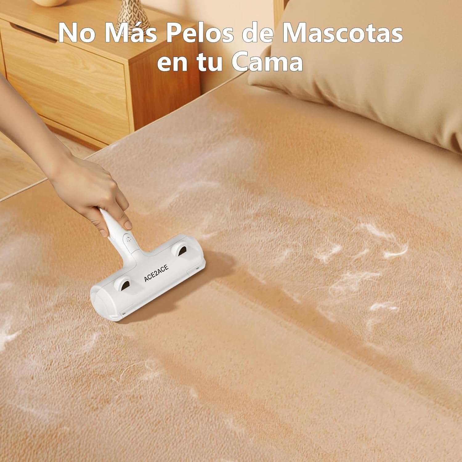 Quitapelos para Mascotas ACE2ACE – Rodillo Removedor de Pelo de Gatos y Perros, Lavable y Reutilizable, para Ropa, Sofá y Alfombras