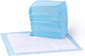 Empapadores para Perros Amazon Basics 50 Unidades – 5 Capas, Secado Rápido, Antifugas, 56 x 56 cm (Azul)