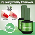 Sathychanpy Quitaesmalte en Gel Semipermanente 2x15ml - Retira en 3-5 Minutos