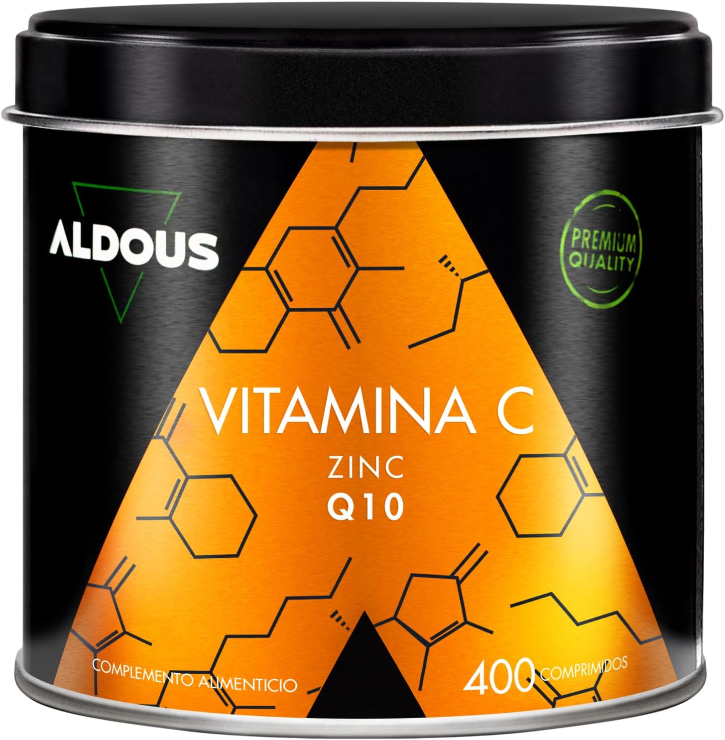 Vitamina C 1000mg + Zinc + Q10 | Defensas e Inmunidad – Aldous