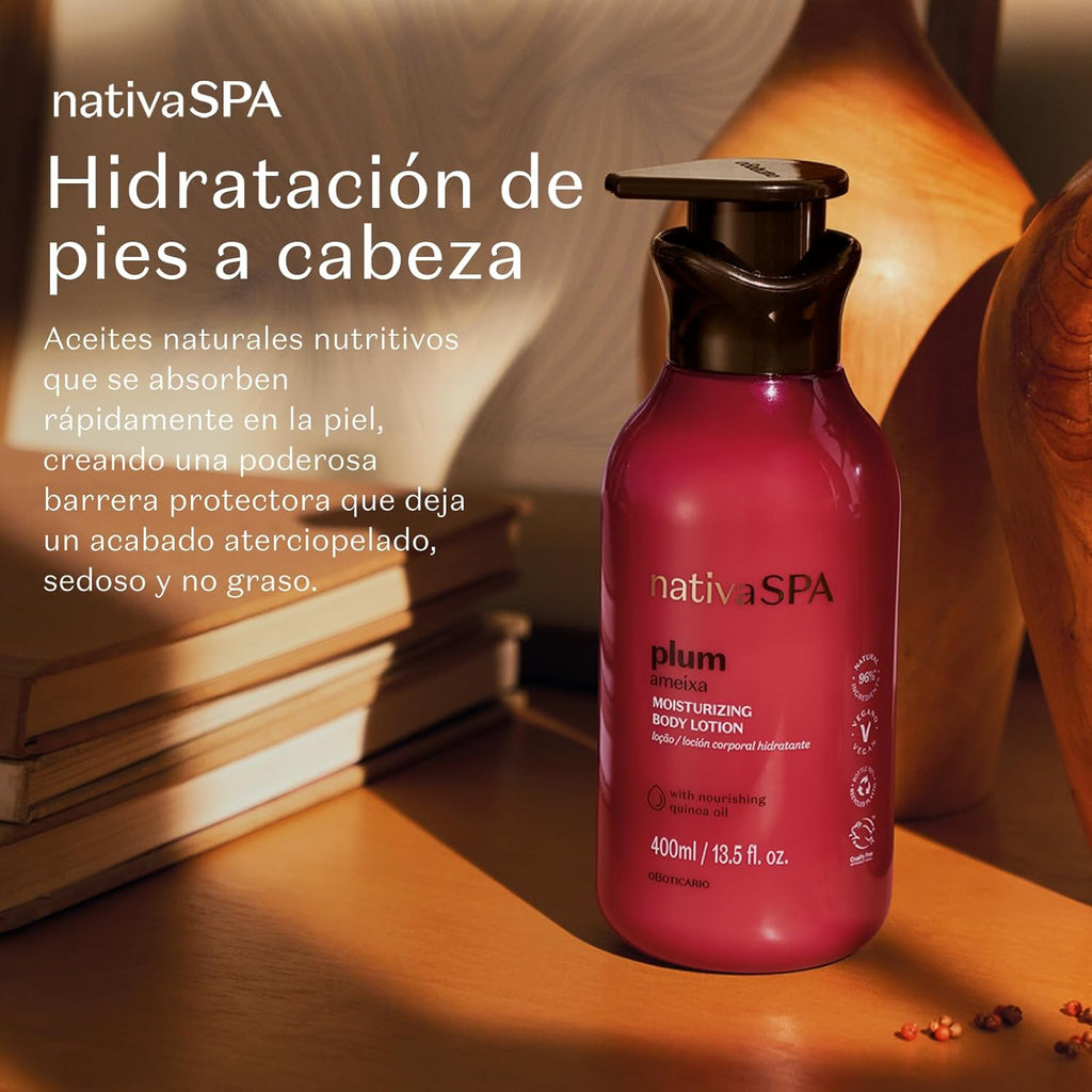 O Boticário Nativa SPA Ciruela Loción Corporal Hidratante 400ml