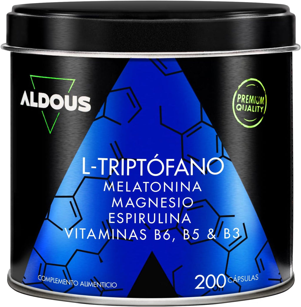 Triptófano + Melatonina 1,78mg + Magnesio | Sueño – Aldous