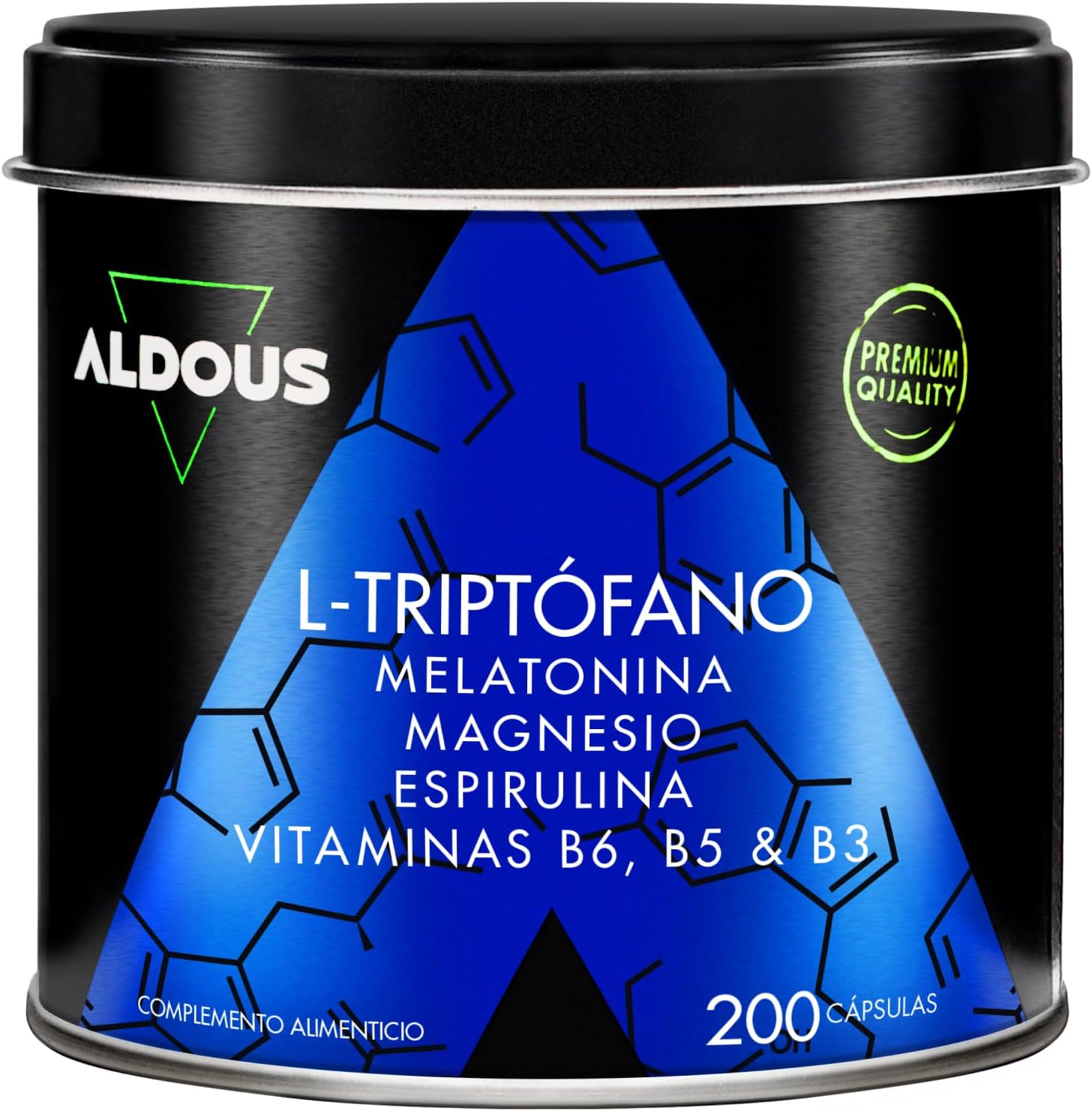 Triptófano + Melatonina 1,78mg + Magnesio | Sueño – Aldous