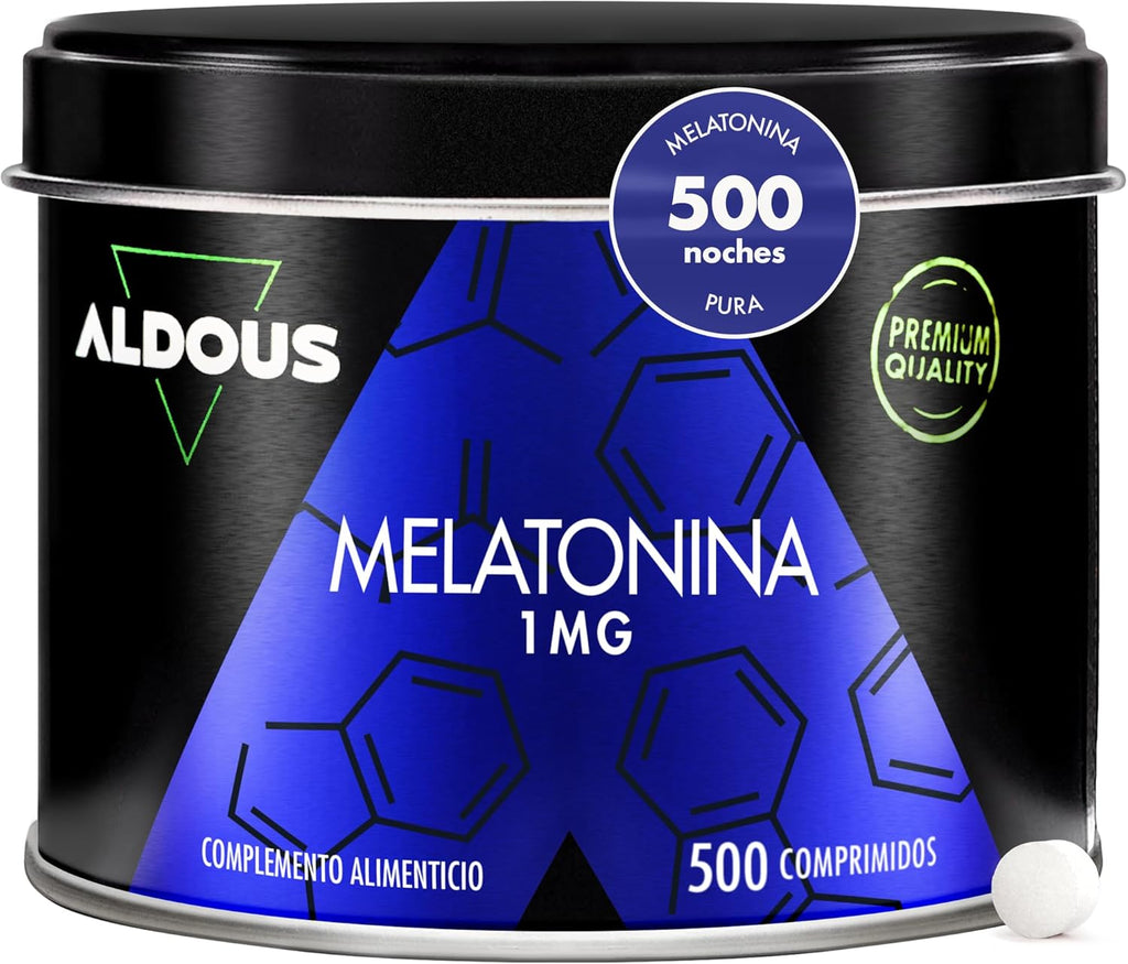 Melatonina Pura 1mg | 500 Comprimidos | +16 meses – Aldous