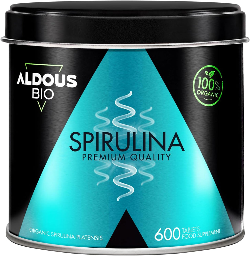 Espirulina Ecológica 600 Comprimidos | Proteína Vegana – Aldous