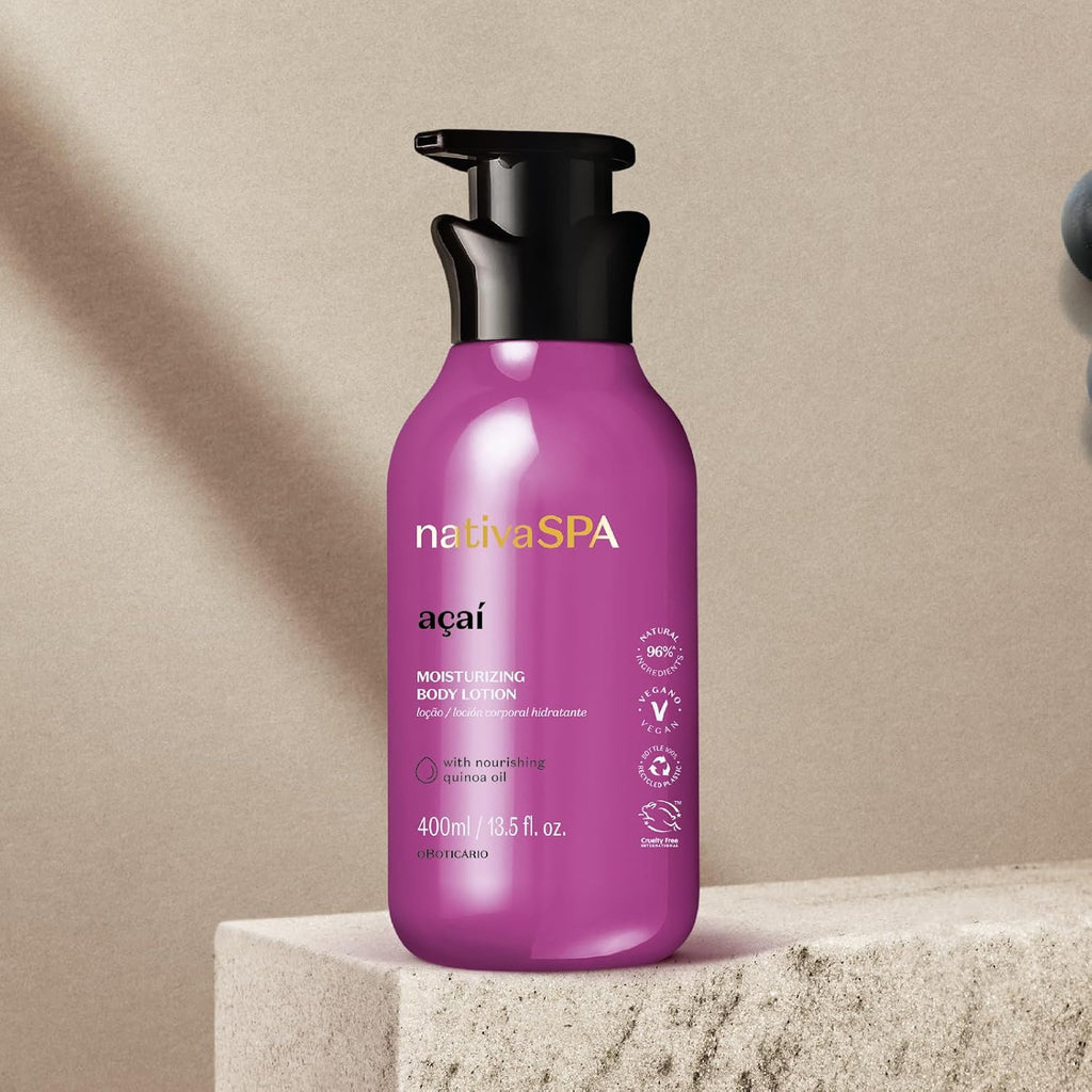 O Boticário Nativa SPA Acaí Set Regalo Crema Hidratante 400ml + Aceite Corporal 200ml