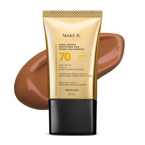Base Líquida Protetora FPS 70 Make B. Hyaluronic 30ml