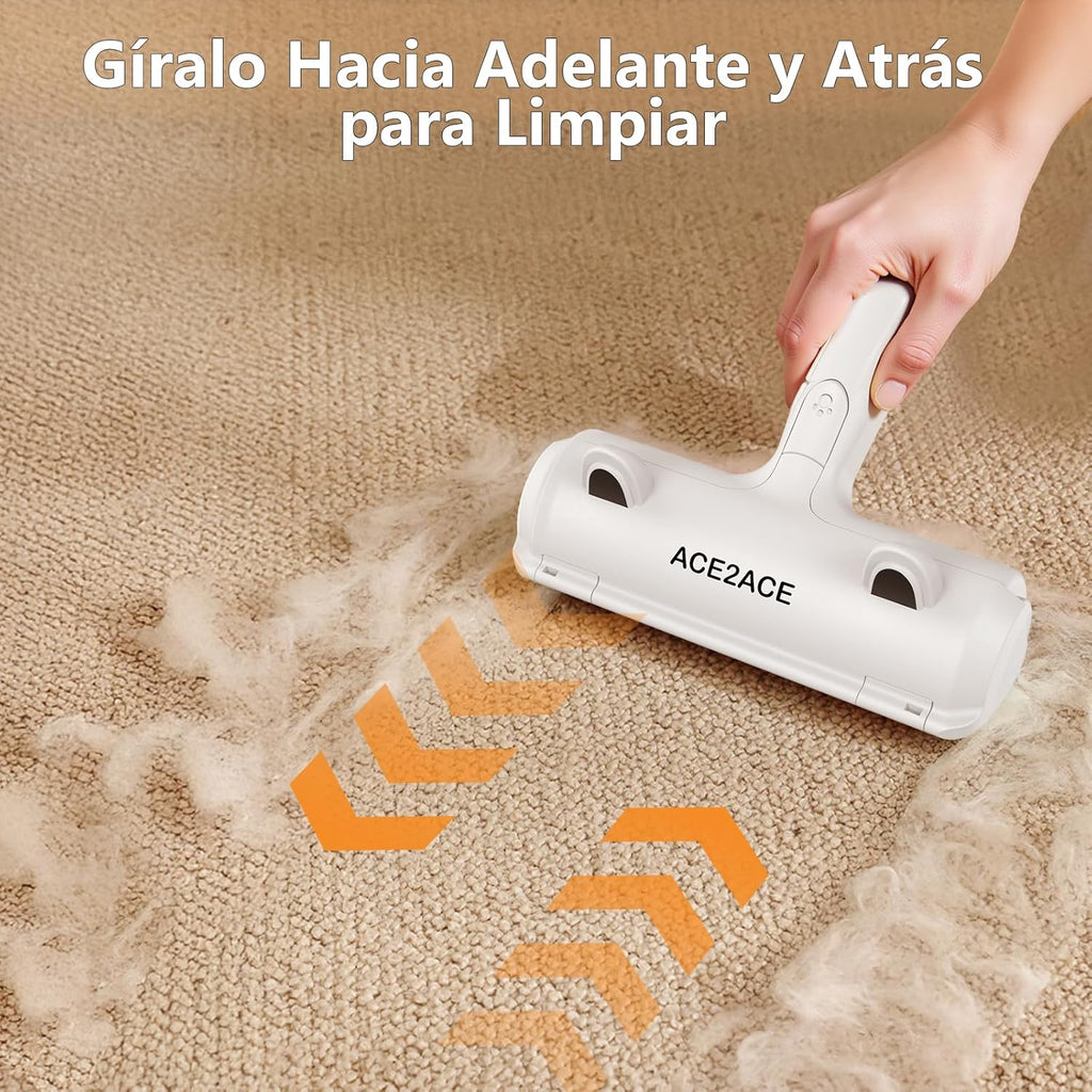 Quitapelos para Mascotas ACE2ACE – Rodillo Removedor de Pelo de Gatos y Perros, Lavable y Reutilizable, para Ropa, Sofá y Alfombras