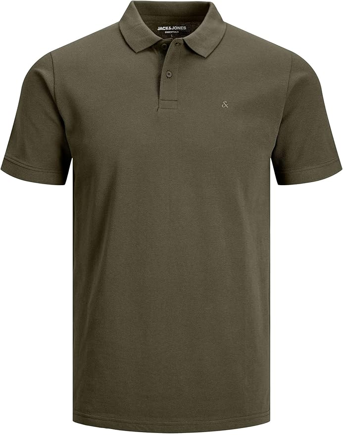 Jack & Jones Polo Hombre Jjepaulos - Slim Fit, 100% Algodón, Manga Corta