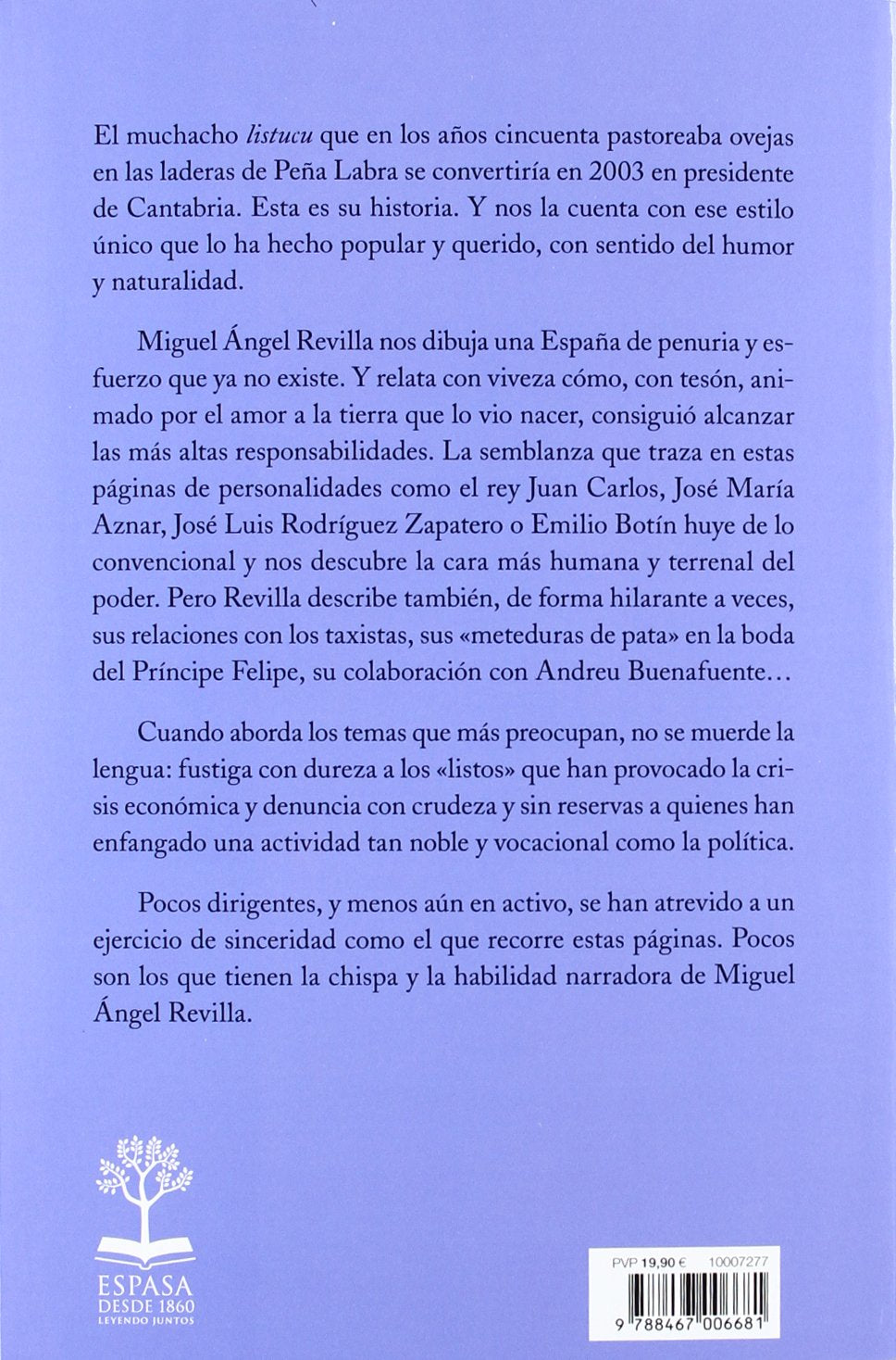 Nadie es mas que nadie - Miguel Angel Revilla