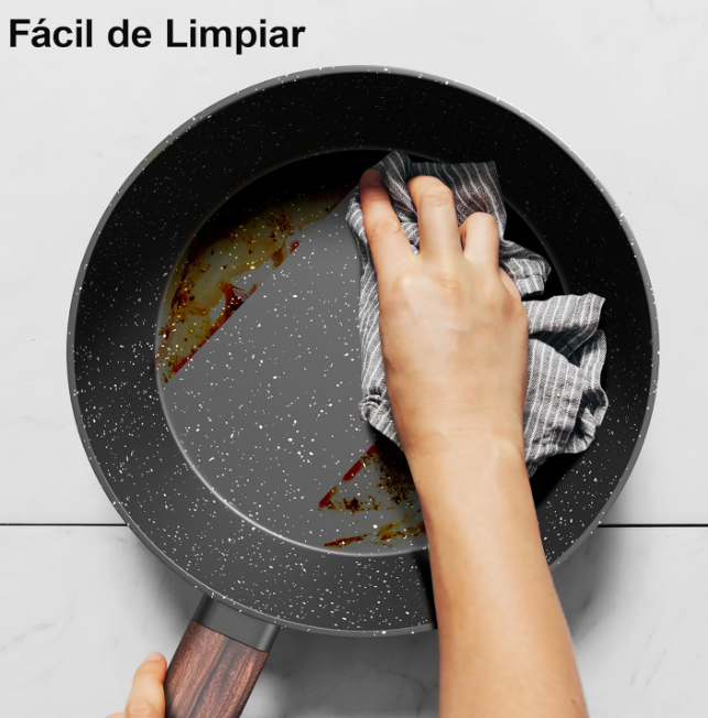 Batería de Cocina 11 Piezas Antiadherente Aluminio - Topbooc