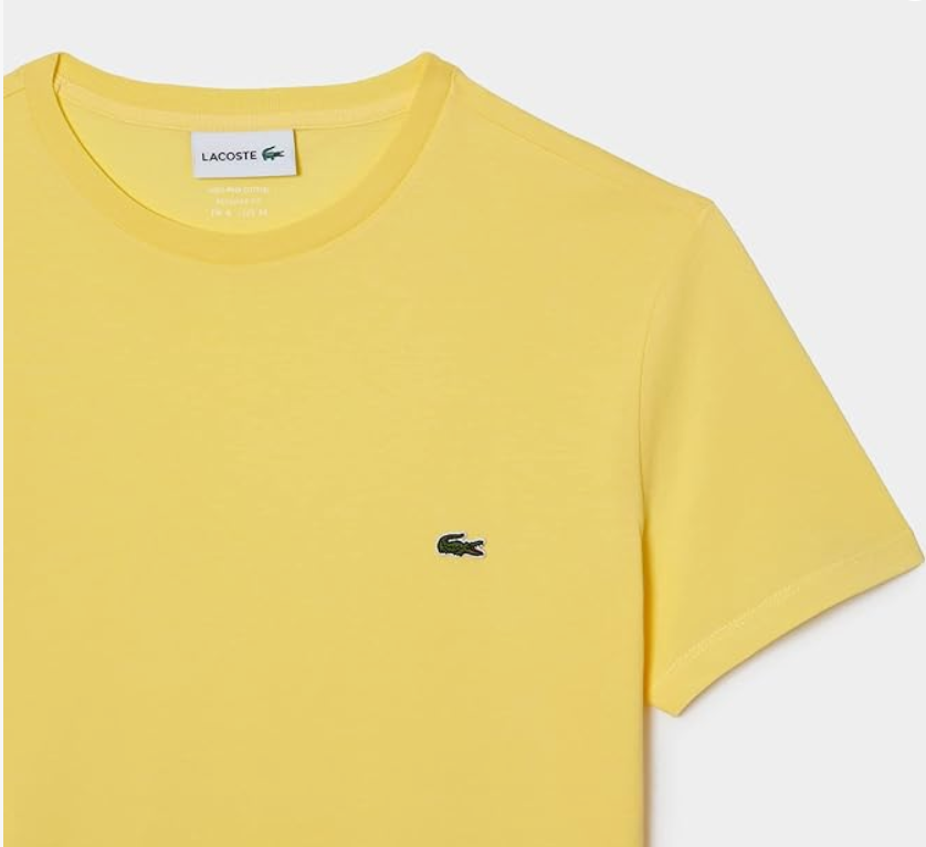 Lacoste TH6709 Camiseta de Algodón Pima para Hombre