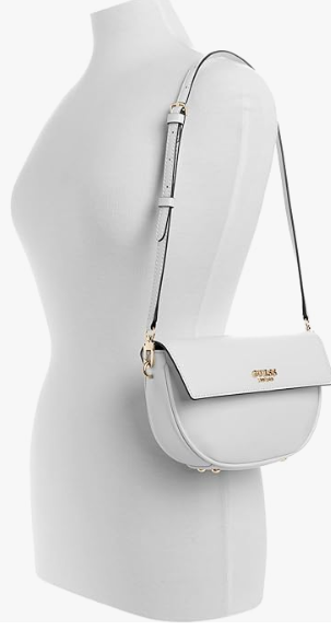 GUESS Cerelia Flap Shoulder Bag - Bolso de Hombro con Solapa para Mujer