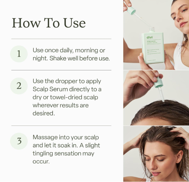 Divi Scalp Serum para Cabello Fino | Aminoacidos, Cafeina y Aceite de Romero