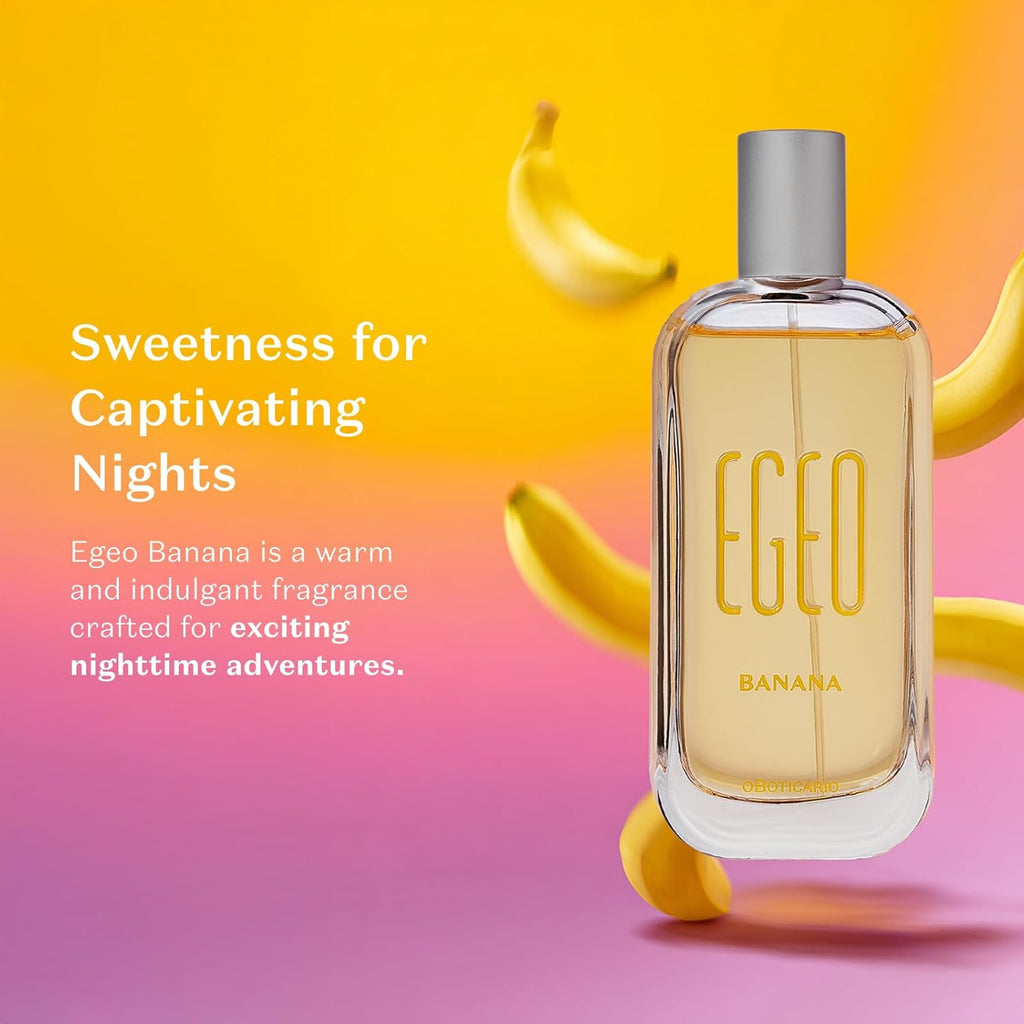 Egeo Banana EDT 100ml | Perfume Unisex Frutal Gourmand – O Boticario