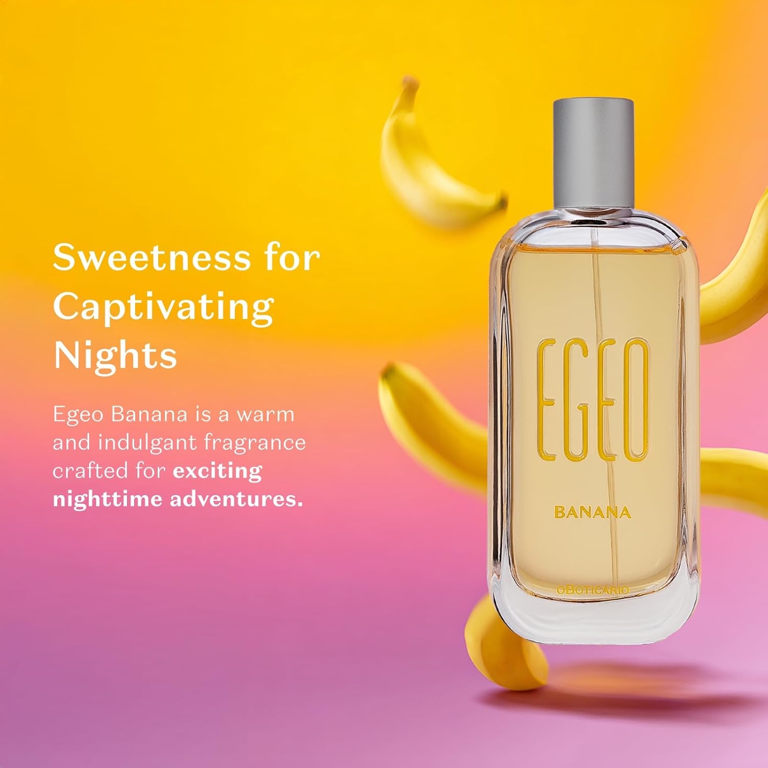 Egeo Banana EDT 100ml | Perfume Unisex Frutal Gourmand – O Boticario