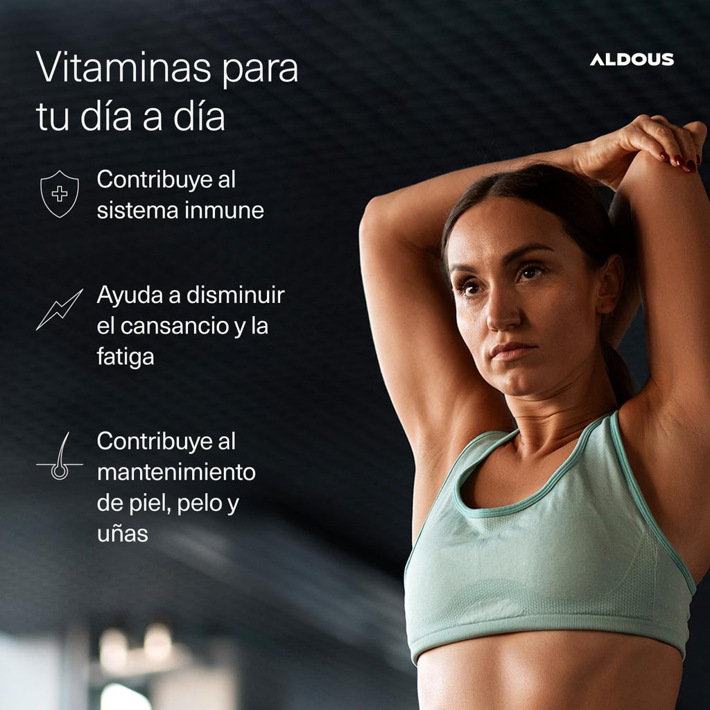 Multivitaminas Hombre y Mujer 500 Comprimidos – Complejo Vitaminico Completo Aldous