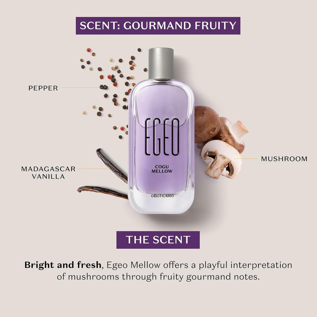 Egeo Cogu Mellow Fluff EDT 90ml | Perfume Unisex Gourmand – O Boticario
