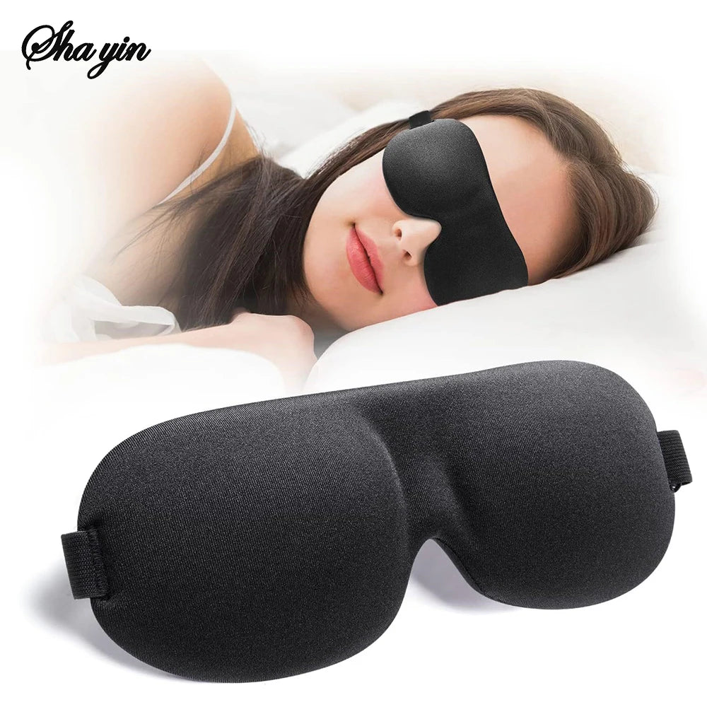 3D Sleep Mask Blindfold Sleeping Aid Soft Memory Foam Eye mask for Sleeping Travel Blockout Light Slaapmasker Eye Cover