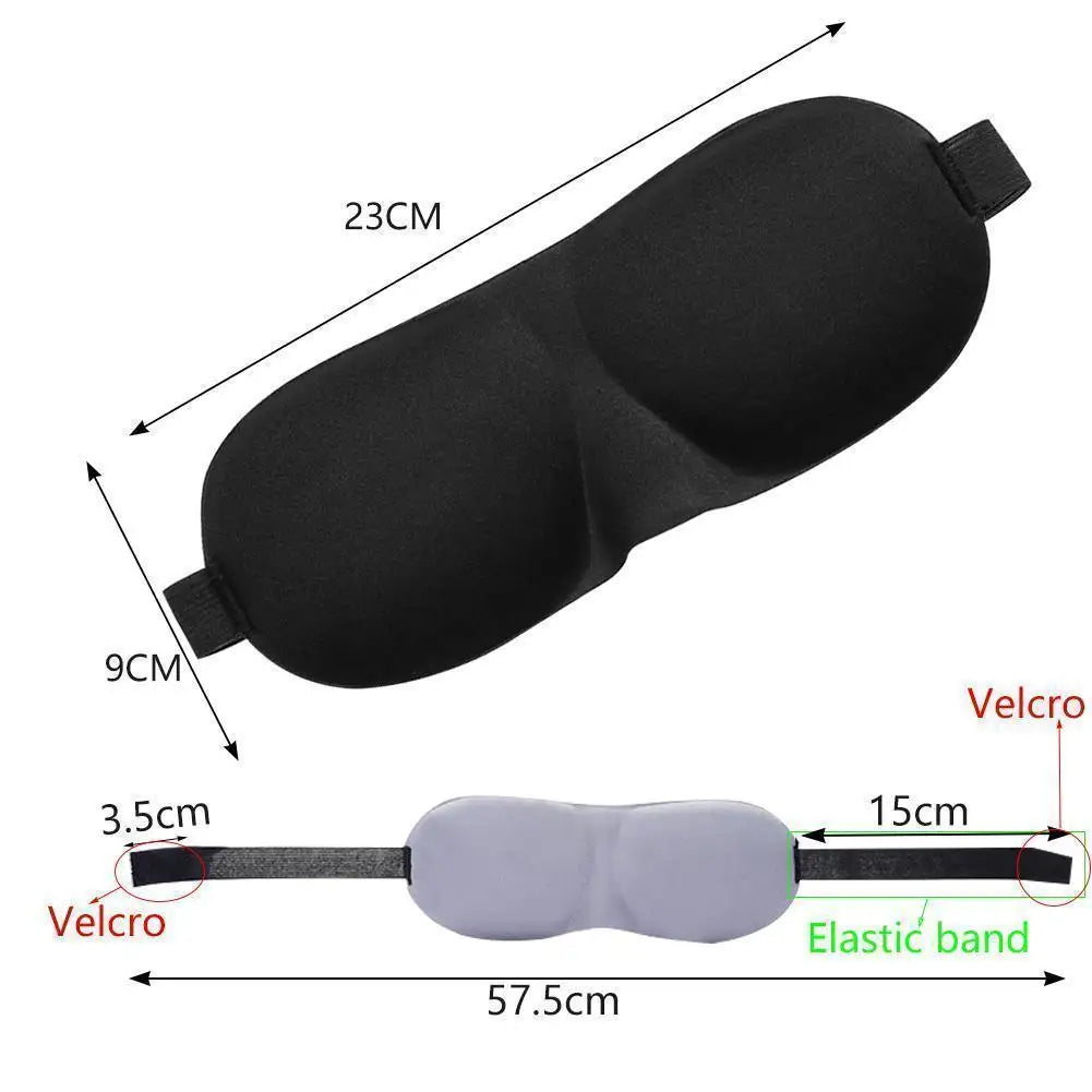 3D Soft Portable Blindfold Travel Eyepatch Sleep Mask Natural Sleeping Eye Mask Eyeshade Cover Blindfold Dropshipping
