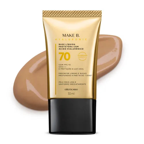 Base Líquida Protetora FPS 70 Make B. Hyaluronic 30ml