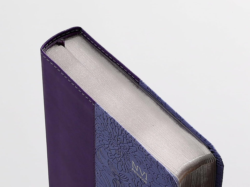 Biblia NVI Peninsular Letra Grande Lila | Cuero Artificial I Fácil comprensión