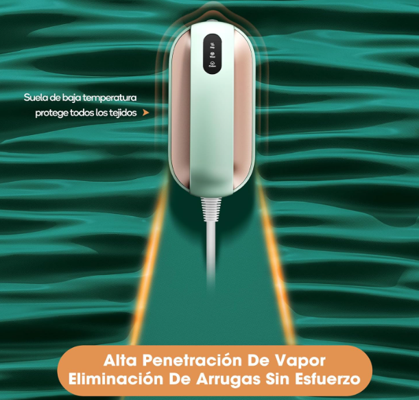 Newbealer Mini Plancha de Vapor Turbo 360° - Compacta para Viajes